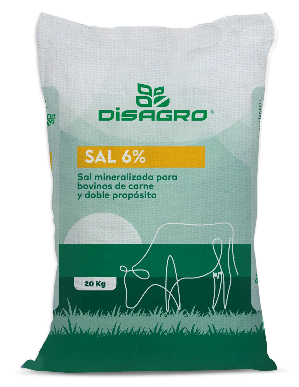 Sal mineralizada 6% para bovinos de carne y doble propósito